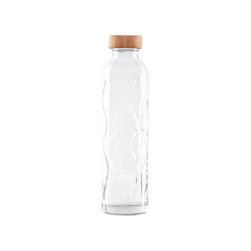 Environmentally friendly glass water bottle for daily use